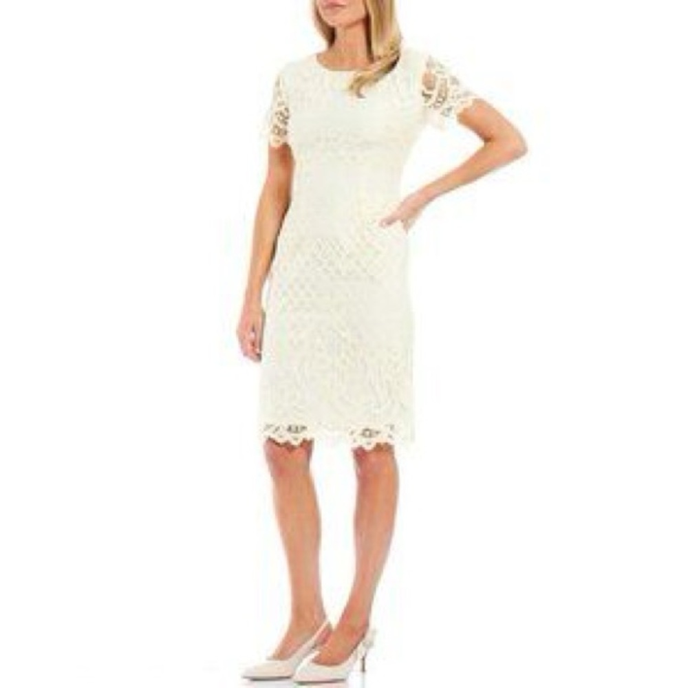 Preston & York NWT❗️Cream Lace Dress